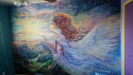 Fairy wall mural