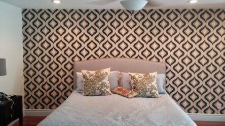 Bedroom wall graphic